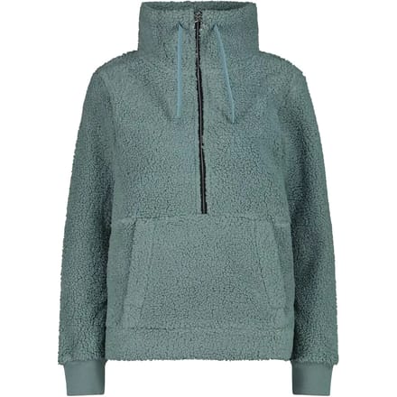 Cmp 32p3806 Halve Rits Sweatshirt Groen 2XS Vrouw