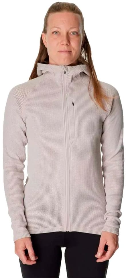 Houdini Pace Flow Fleece Met Kap Beige M Vrouw