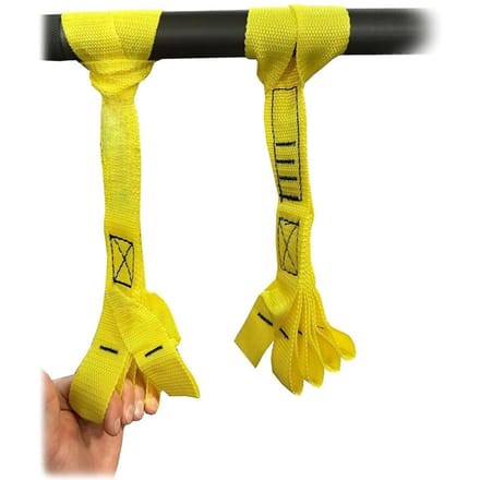 Pull-up Grip Krachtbanden Nylon Vinger Duim Lussen Voor Rotsklimmen Hand Arm Training yellow