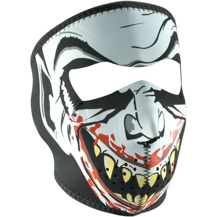 Motorfiets bivakmuts Zan Headgear full face glow-in-the-dark vampire