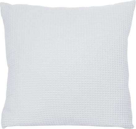 BINK Bedding Sierkussen Wafel (Pique) Wit 50 x 50 incl vulling