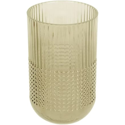 Present Time Vaas Attract - Large - Glas Mosgroen - Ø15x30cm - Modern
