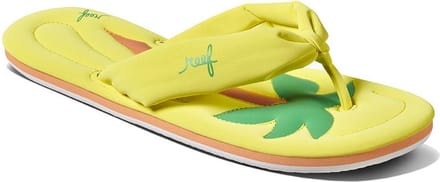 Reef Pool Float Dames Slippers - Yellow Palm - Maat 36