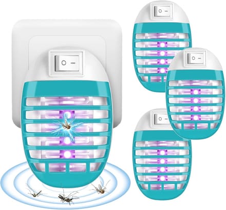 Solidchoice - Set van 4 UV-Muggenlampen voor Binnen