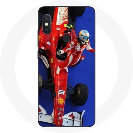 Coque - Fernando Alonso - Xiaomi Redmi Note 5 Pro - Rouge - Formule 1 - Rigide rouge
