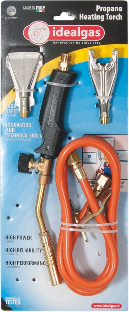 Idealgas - Serie - Gasbrander voor Loodgieterij - 3 Verwisselbare Mondstukken