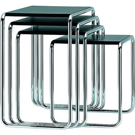 Thonet - B9 Bijzettafel - zwart gebeitst - b (52 x 50 x 39 cm)