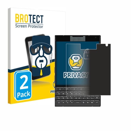 BROTECT - privacy screenprotector voor Unihertz Titan 2 - Folie Beschermfolie Blauwlichtfilter 2 Stuks