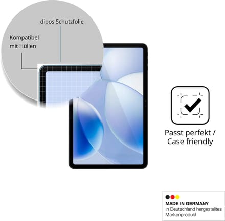 dipos – 2x Beschermfolie geschikt voor Pockam P12 | Krasbestendige & heldere Screenprotector Ultra-Thin