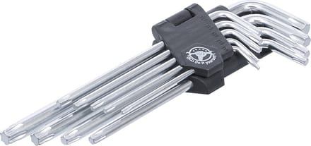 BGS Stiftsleutelset lang torx T10 - T50 9 delig