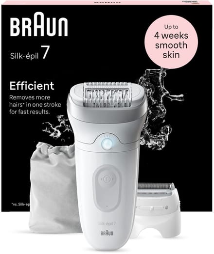 Braun Epilator Silk·épil 7-041 - Wit/Zilver