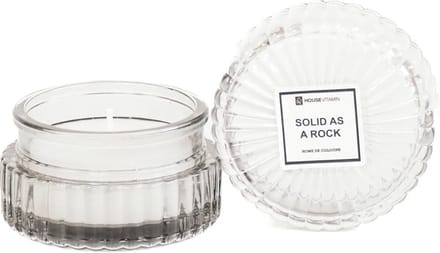 HV geurkaars in glas solid as a rock