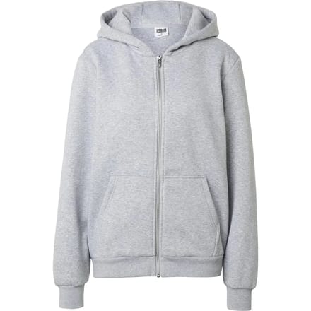 Urban Classics - Fluffy Vest met capuchon - S - Grijs