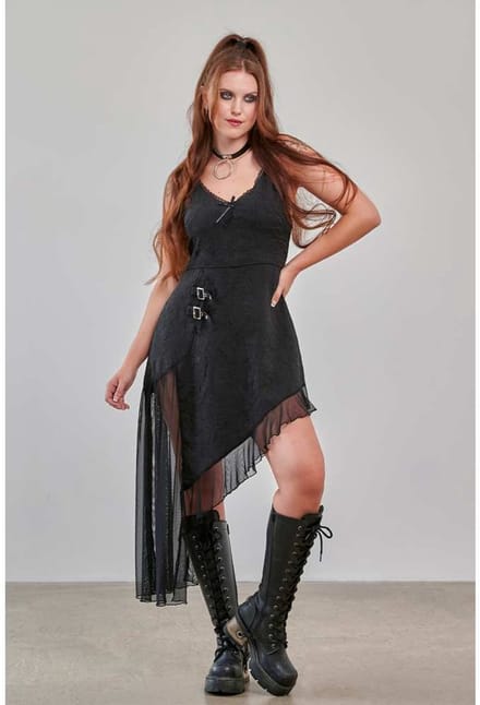 Banned - Twilight Enchantress Korte jurk - L - Zwart