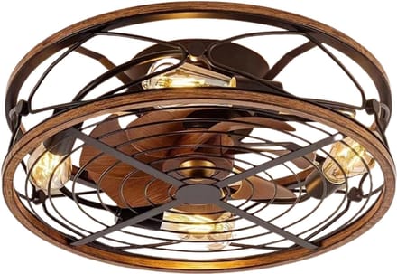 Nivard Plafondventilator - Met Verlichting - Plafond Ventilator - Met Lamp - Plafonniere Met Ventilator - Met Licht