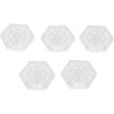 5pcs Support à Coraux Acrylique pour Aquarium Transparent Forme Hexagonale Support à Boutures de Coraux Sûr pour Aquarium Poissons white