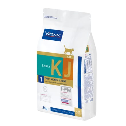 2x3kg Virbac Veterinary HPM Cat KJ1 Early Kidney & Joint Support droogvoer voor katten