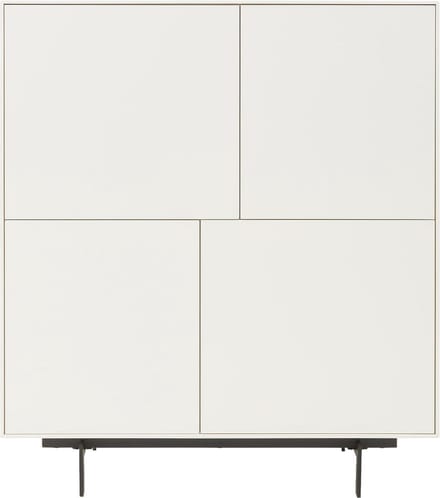 Goossens Opbergkast Verona, 4 Deuren - Wit