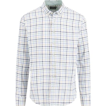 Fynch-Hatton Overhemd Multicolor Washed Oxford Check White-Blue-Multi / male