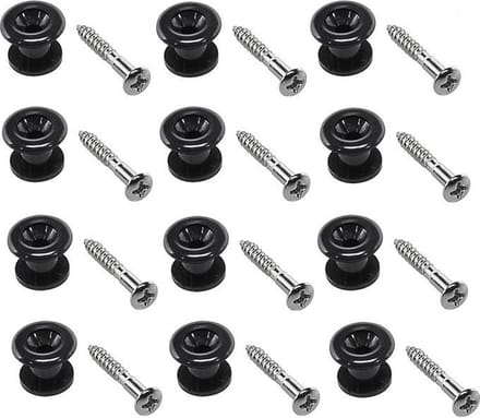 Boston Eindknop - zwart - 12-pack