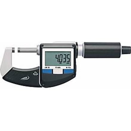 HELIOS PREISSER IP65 1866410 Schroefmaat Met digitale weergave 0 - 25 mm Aflezing: 0.001 mm