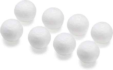 Katoenen Bollen - Watten Bollen - Hobby Knutselen - Zachte Textuur - 8 Stuks 40mm - Wit