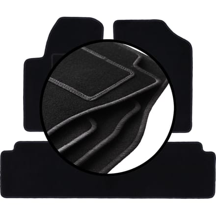 Complete set veloursmatten voor: Citroen Xsara Picasso minivan (1997-2010)