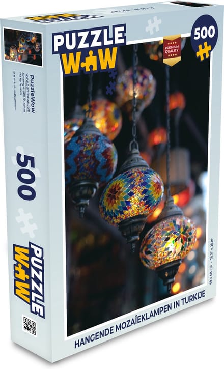 Puzzel Hangende mozaïeklampen in Turkije - Legpuzzel - Puzzel 500 stukjes