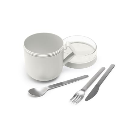 Brabantia Make & Take Soepbeker To Go - 600 ml - Kunststof - Light Grey