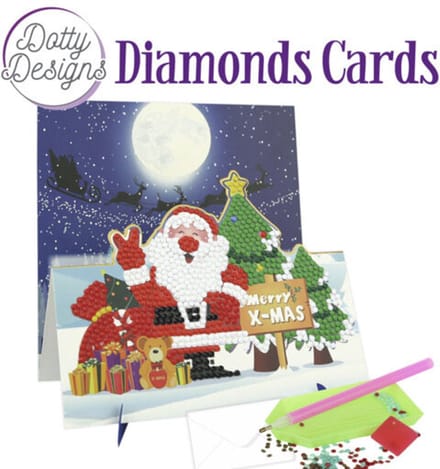 Diamond Painting Dotty Design Diamonds Cards |Merry X-mas