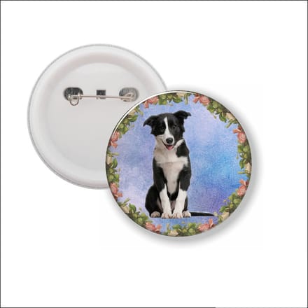 Button Met Speld - Hond