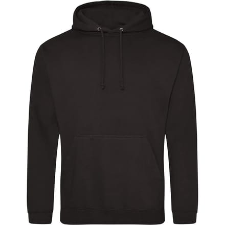 Just Hoods College Hoodie JH001 - Deep Black - M