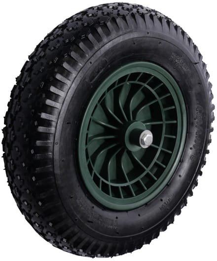 Los massief wiel voor kruiwagen 400 x 100mm