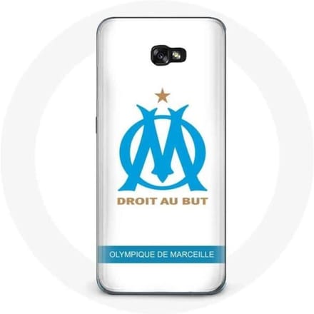 Case voor Samsung Galaxy A3 2017 Olympique de Marseille Logo Witte Achtergrond