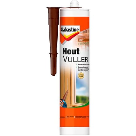 Alabastine Houtvuller - Wit Koker - 310 ml