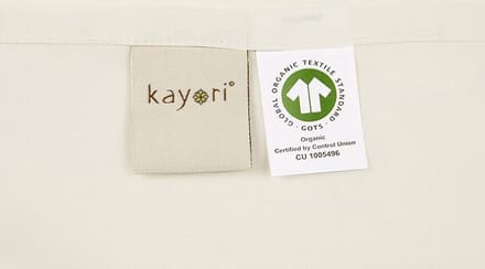 Kayori Shizu Kussensloop Katoenperkal 60x70 2 Stuks - Offwhite