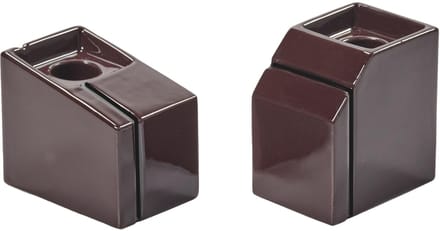 Serax Silos Kandelaar Set Van 2 Burgundy
