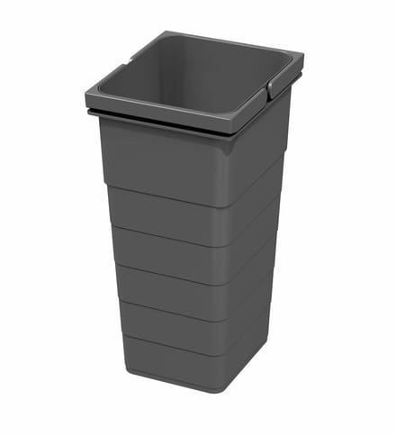 Ninka eins2vier afvalbak 11,5 L 229 x 330 x 205 mm donkergrijs