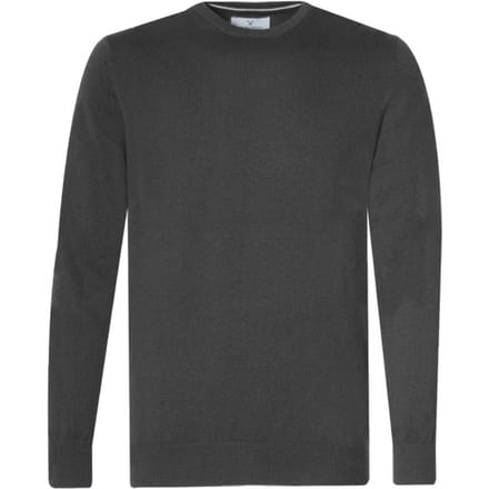 The BLUEPRINT Premium Trui Ronde Hals Donkergrijs Heren
