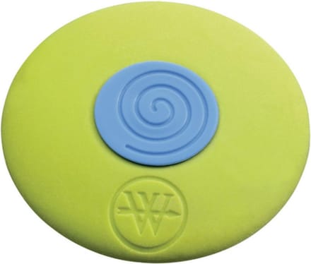 Westcott Ronde gum met Microban-technologie - groen/blauw - antibacterieel
