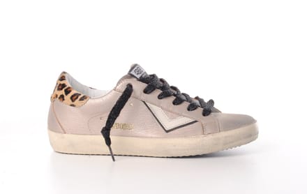 4B12 dames sneaker Suprime metallic nude