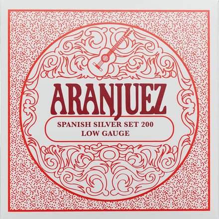 Aranjuez 200 Spanish Silver Klassieke/Flamenco Snaren - Lage Spanning