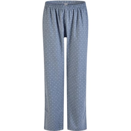 By Louise Dames Pyjamabroek Flanel Gestipt Blauw - Maat M