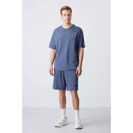 Heren Oversized T-Shirt en Short Set