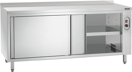 Bartscher Warmhoudkast - RVS - 2 Schuifdeuren + Achteropstand - 20°C/80°C - 1800x700x850mm