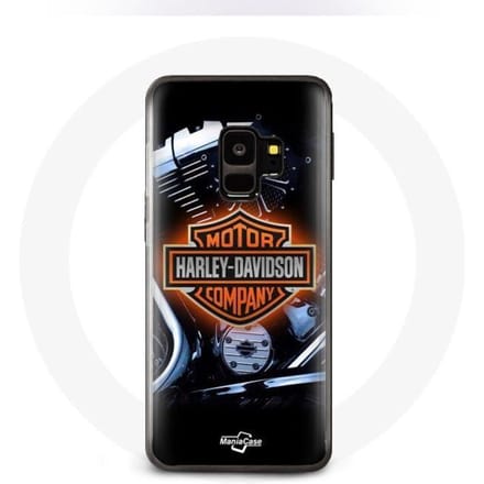 Coque - Harley Davidson - Samsung Galaxy S9 Plus - Noir - Rigide - Protection