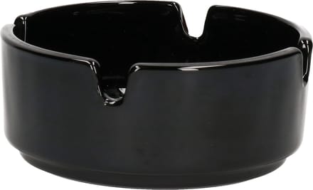 Arcoroc Asbak - zwart - keramiek - 9 cm - voor binnen en buiten