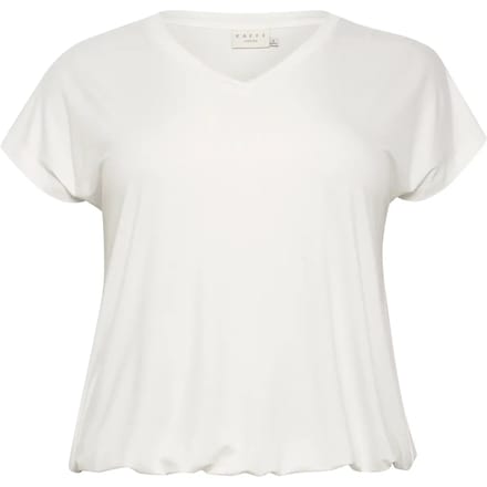 Dames-T-shirt met V-hals KAFFE Curve Jena