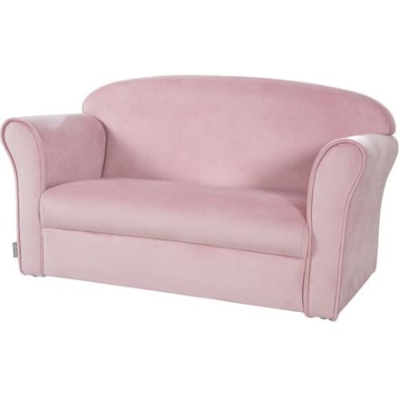 Roba Kinderbank Lil Sofa Junior 38 X 78 X 43 Cm Fluweel Roze