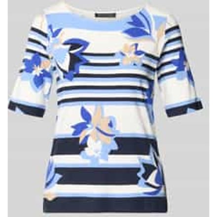 T-shirt van Viscosemix met ronde hals